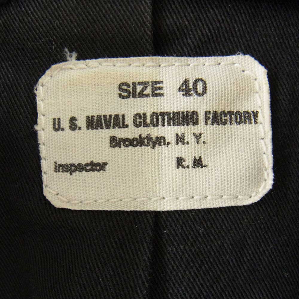 The REAL McCOY'S ザリアルマッコイズ U.S.NAVY PEA COAT ピーコート ダークネイビー系 40【中古】