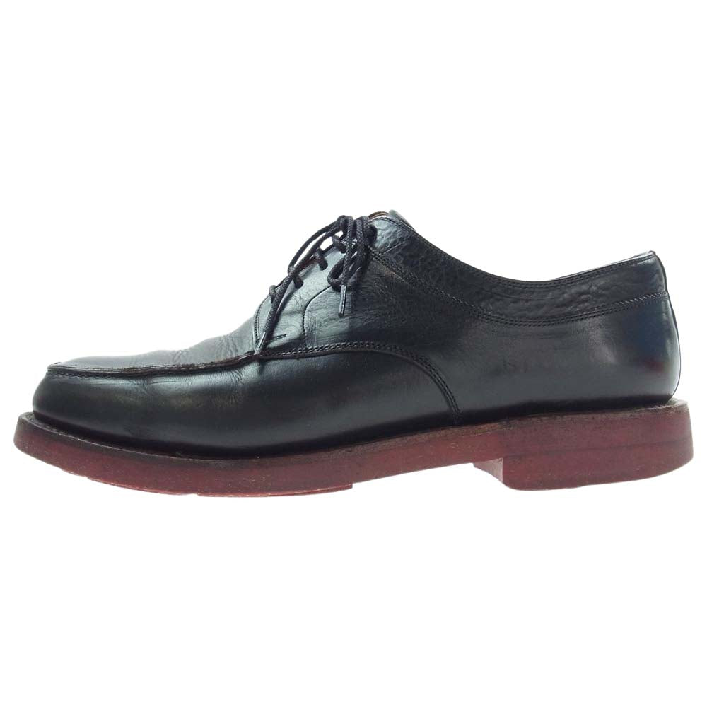 SCOTCH GRAIN スコッチグレイン F-1151 外羽根Uチップ 栃木レザー レザー シューズ 革靴 ブラック系 25【中古】
