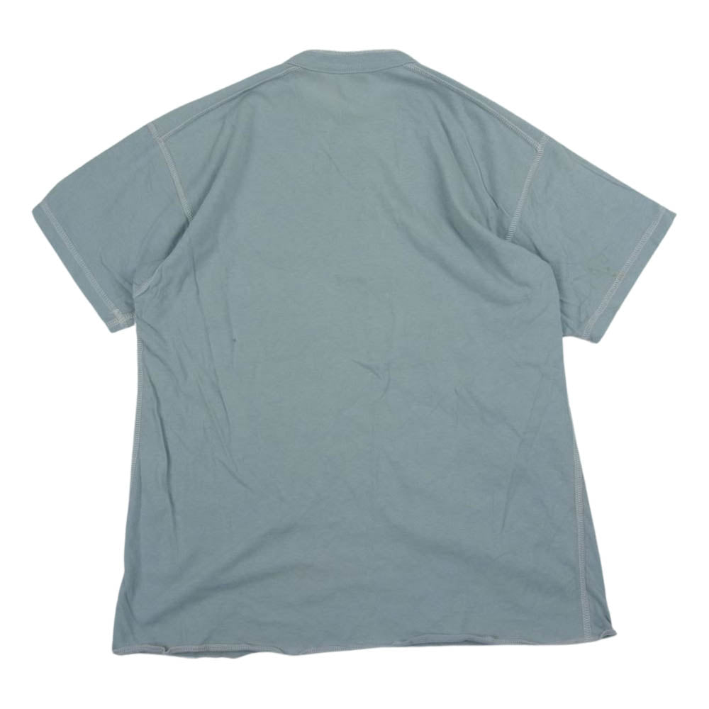 The REAL McCOY'S ザリアルマッコイズ ヘンリーネック TEE S/S 半袖 TEE Tシャツ グレー グレー系 S【中古】