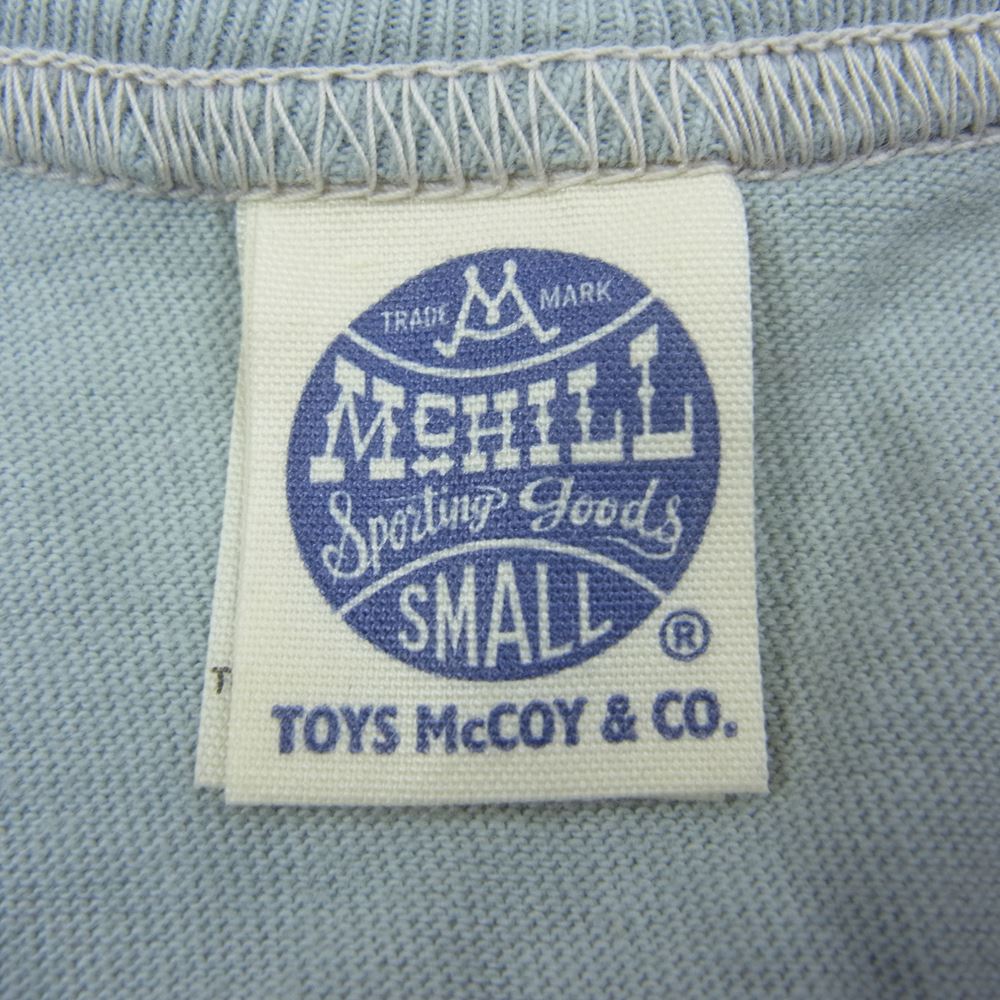 The REAL McCOY'S ザリアルマッコイズ ヘンリーネック TEE S/S 半袖 TEE Tシャツ グレー グレー系 S【中古】