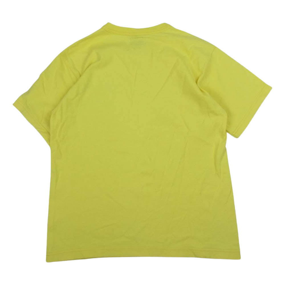 The REAL McCOY'S ザリアルマッコイズ LOGO TEE S/S 半袖 TEE ロゴ Tシャツ イエロー イエロー系 36【中古】
