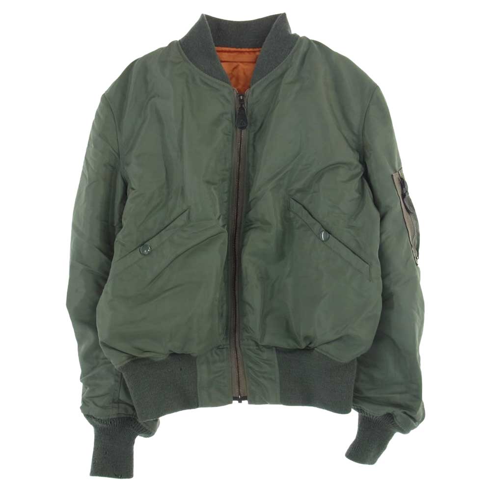 The REAL McCOY'S ザリアルマッコイズ MIL-J-7448H L-2B フライト ジャケット カーキ系 XS【中古】