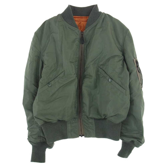 The REAL McCOY'S ザリアルマッコイズ MIL-J-7448H L-2B フライト ジャケット カーキ系 XS【中古】