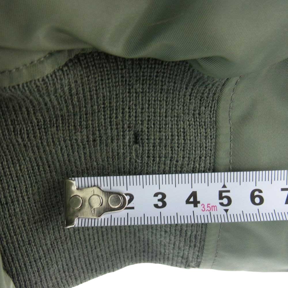The REAL McCOY'S ザリアルマッコイズ MIL-J-7448H L-2B フライト ジャケット カーキ系 XS【中古】