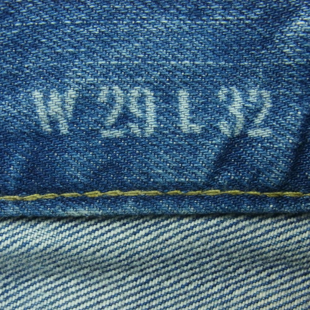 HYSTERIC GLAMOUR ヒステリックグラマー 0241AP12 HRLR加工 スリムストレート デニム パンツ インディゴブルー系 29【中古】