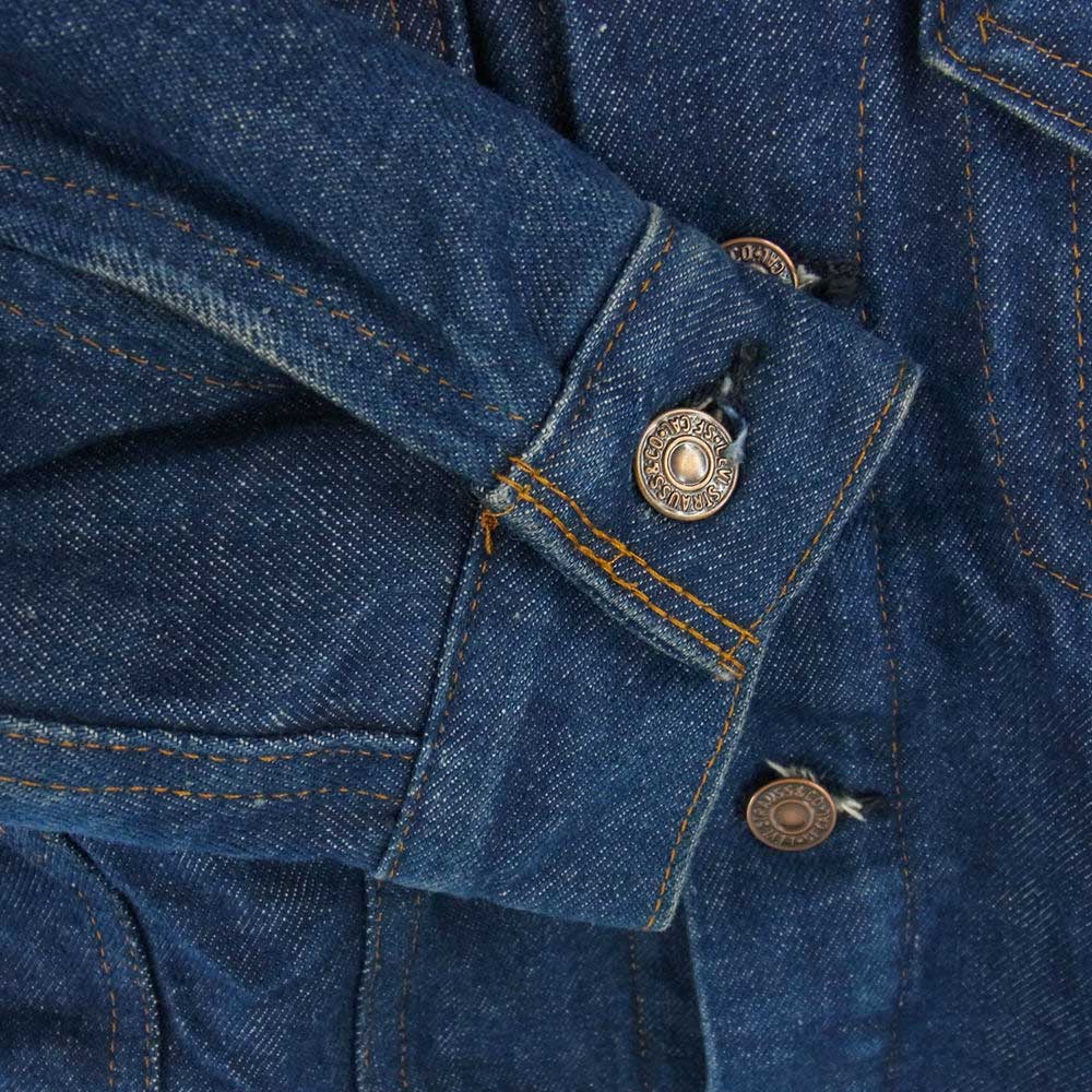 Levi's リーバイス 70505-0317 70s TROY ヴィンテージ ブランケット デニム ジャケット スモールe 刻印52 濃紺 インディゴブルー系 34【中古】