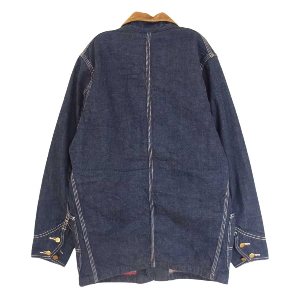 The REAL McCOY'S ザリアルマッコイズ 95756 × LEE 91-LJ ウールライニング デニム カバーオール　 インディゴブルー系 34【中古】
