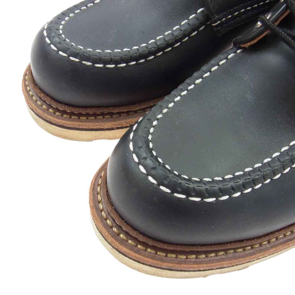RED WING レッドウィング 8106 WORK OXFORD ワーク オックスフォード Black Chrome Leather ブラッククロームレザー 牛革 シューズ ブラック系 ブラウン系 US6.5【中古】