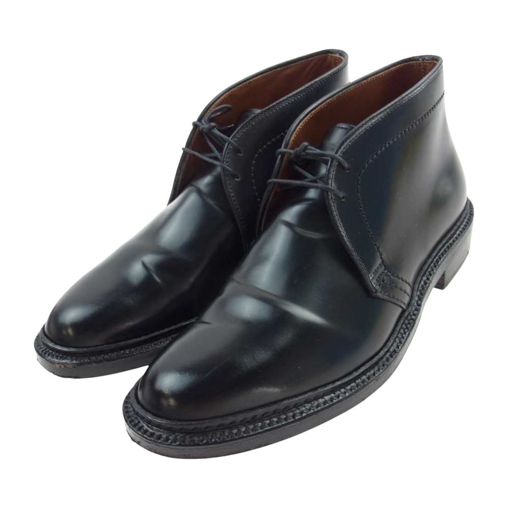 ALDEN オールデン 1340 Horween Genuine Shell Cordovan Chukka Boot シェルコードバン チャッカ ブーツ ブラック系 7D【中古】
