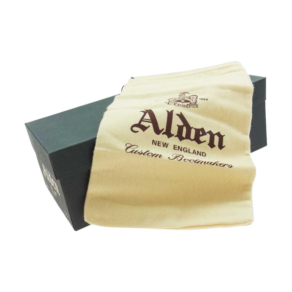 ALDEN オールデン 1340 Horween Genuine Shell Cordovan Chukka Boot シェルコードバン チャッカ ブーツ ブラック系 7D【中古】