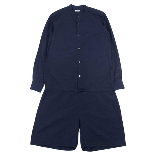 COMOLI コモリ 14SS 14S-02005 オールインワン ショーツ ネイビー系【中古】