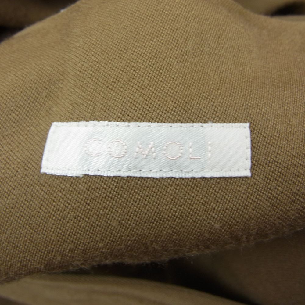 COMOLI コモリ 17AW L03-04004 ウール 中綿 タイロッケン コート ベージュ系 1【中古】