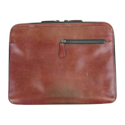 Berluti ベルルッティ オーグランジュール ドキュメント ケース クラッチ バッグ レッド系【中古】