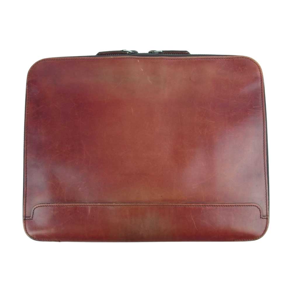 Berluti ベルルッティ オーグランジュール ドキュメント ケース クラッチ バッグ レッド系【中古】