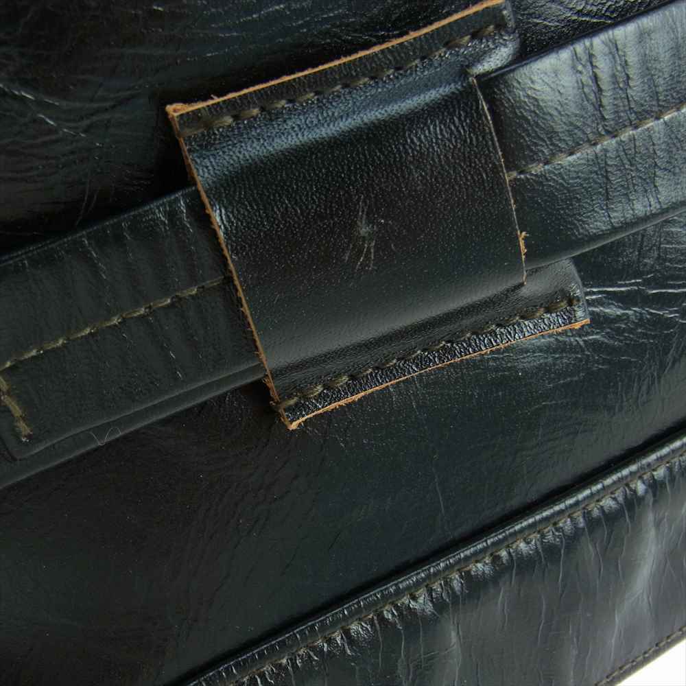 FINE CREEK LEATHERS FCJK001  Richmond ホースハイド 1.2mm フルベジタブルタンニンなめし アニリン仕上げ 馬革 レザー ジャケット ブラック系 40【新古品】【未使用】【中古】