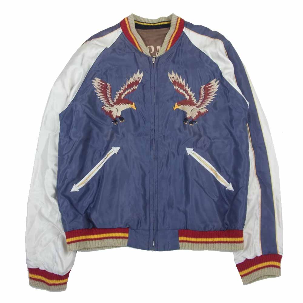 テイラー東洋 TT12210 SOUVENIR JACKET MAP 虎 リバーシブル サテン スカジャン マルチカラー系 M【中古】