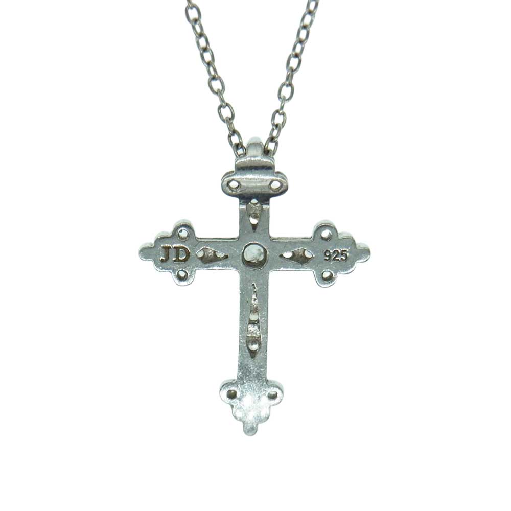 Justin Davis ジャスティンデイビス SNJ457 3 CLR 40 DARK AGE ダーク エイジ クロス ネックレス シルバー系【中古】