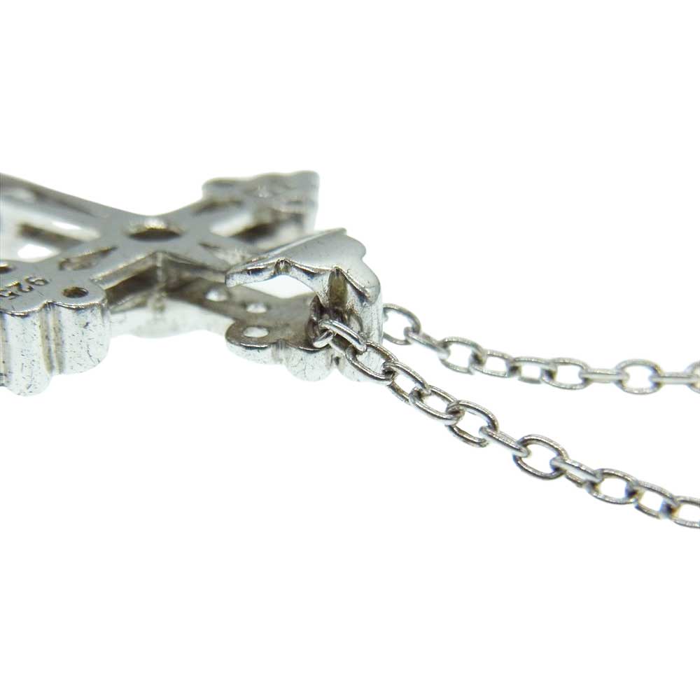 Justin Davis ジャスティンデイビス SNJ457 3 CLR 40 DARK AGE ダーク エイジ クロス ネックレス シルバー系【中古】