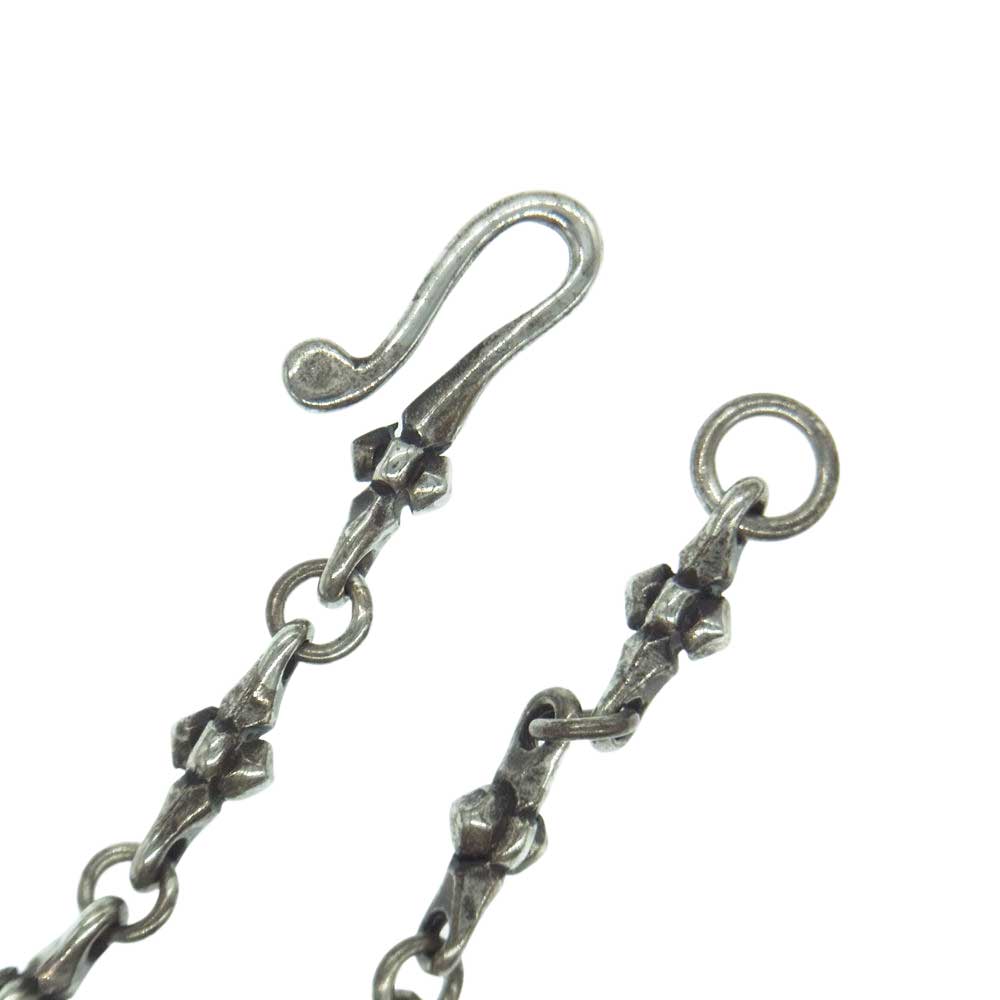 BILL WALL LEATHER ビルウォールレザー N873 ギャランティ付属 SMALL CROSS LINK NECKLACE スモール クロス リンク ネックレス シルバー系【中古】