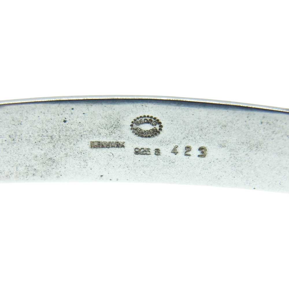 ジョージ ジェンセン 423 バングル ブレスレット  シルバー系【中古】