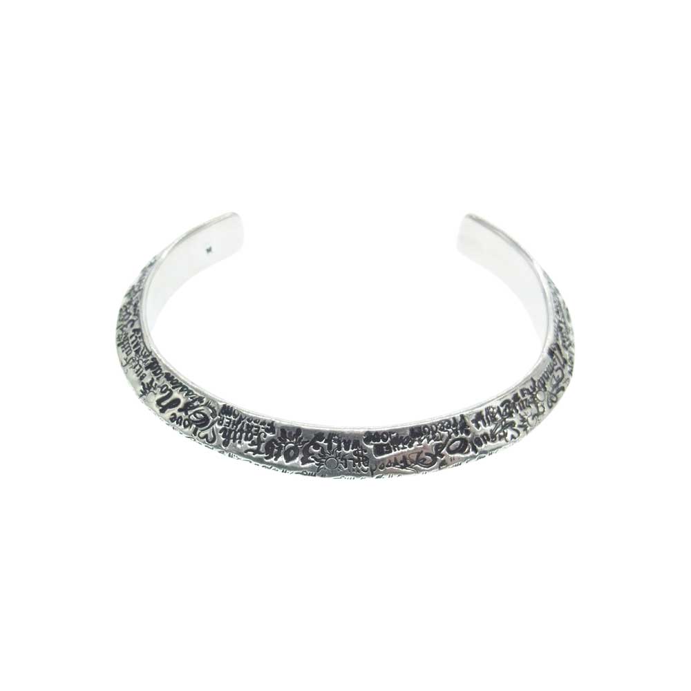 BILL WALL LEATHER ビルウォールレザー ギャランティ付属 GRAFFITI TRIANGLE BANGLE w STONE グラフィティートライアングル ブルートパーズ シルバー系【中古】