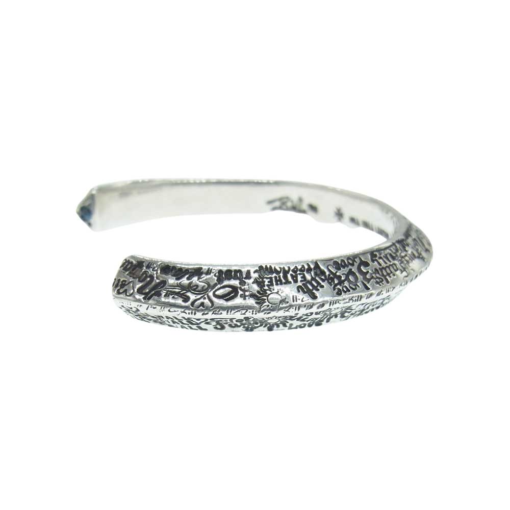 BILL WALL LEATHER ビルウォールレザー ギャランティ付属 GRAFFITI TRIANGLE BANGLE w STONE グラフィティートライアングル ブルートパーズ シルバー系【中古】