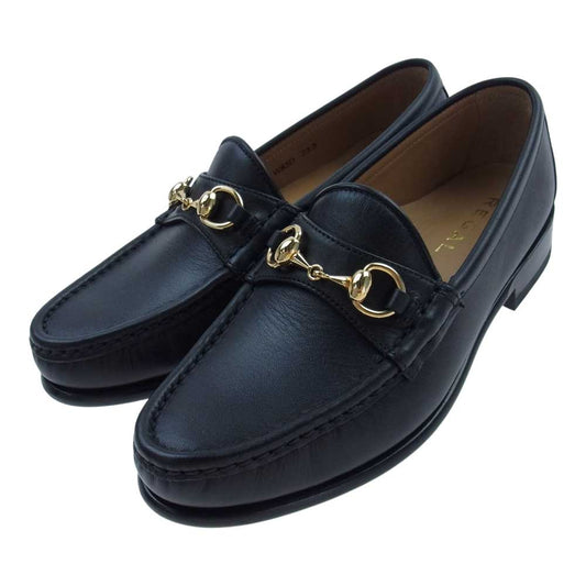 REGAL リーガル W83D  ビット ローファーレザー シューズ  ブラック系 23.5【中古】
