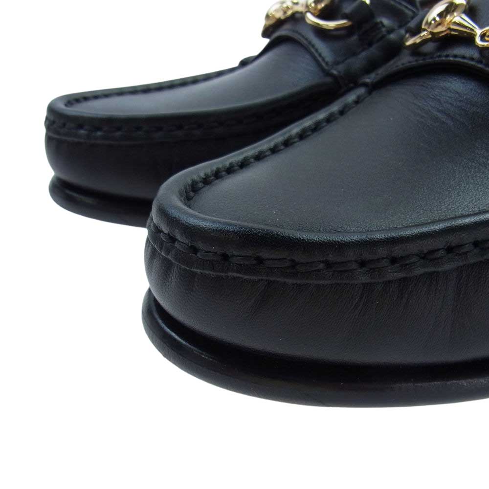 REGAL リーガル W83D  ビット ローファーレザー シューズ  ブラック系 23.5【中古】
