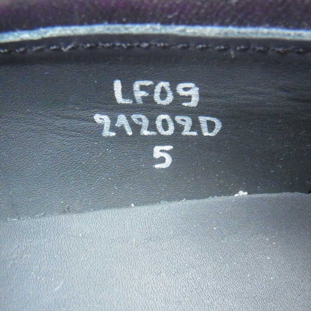 神匠 LF09  スエード ローファー シューズ 黒 ブラック系 UK5【中古】