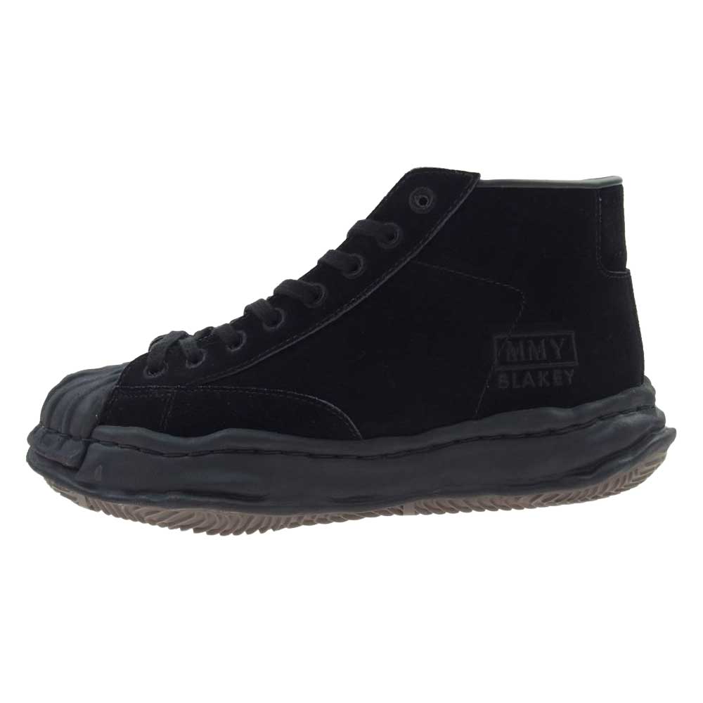 メゾンミハラヤスヒロ C08FW703 BED J.W. FORD ベッドフォード 別注 BLAKEY High Sneaker オリジナルソール ハイカット スニーカー ブラック系 43【新古品】【未使用】【中古】