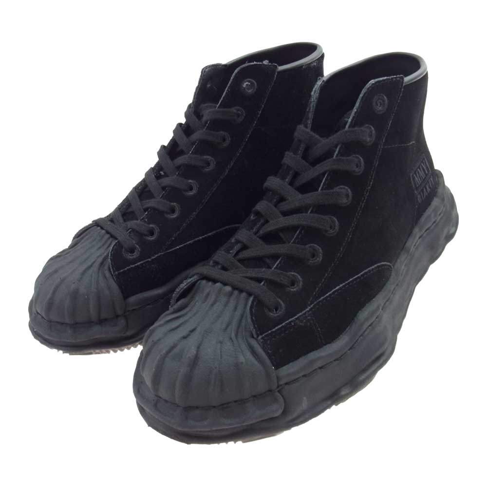 メゾンミハラヤスヒロ C08FW703 BED J.W. FORD ベッドフォード 別注 BLAKEY High Sneaker オリジナルソール ハイカット スニーカー ブラック系 43【新古品】【未使用】【中古】