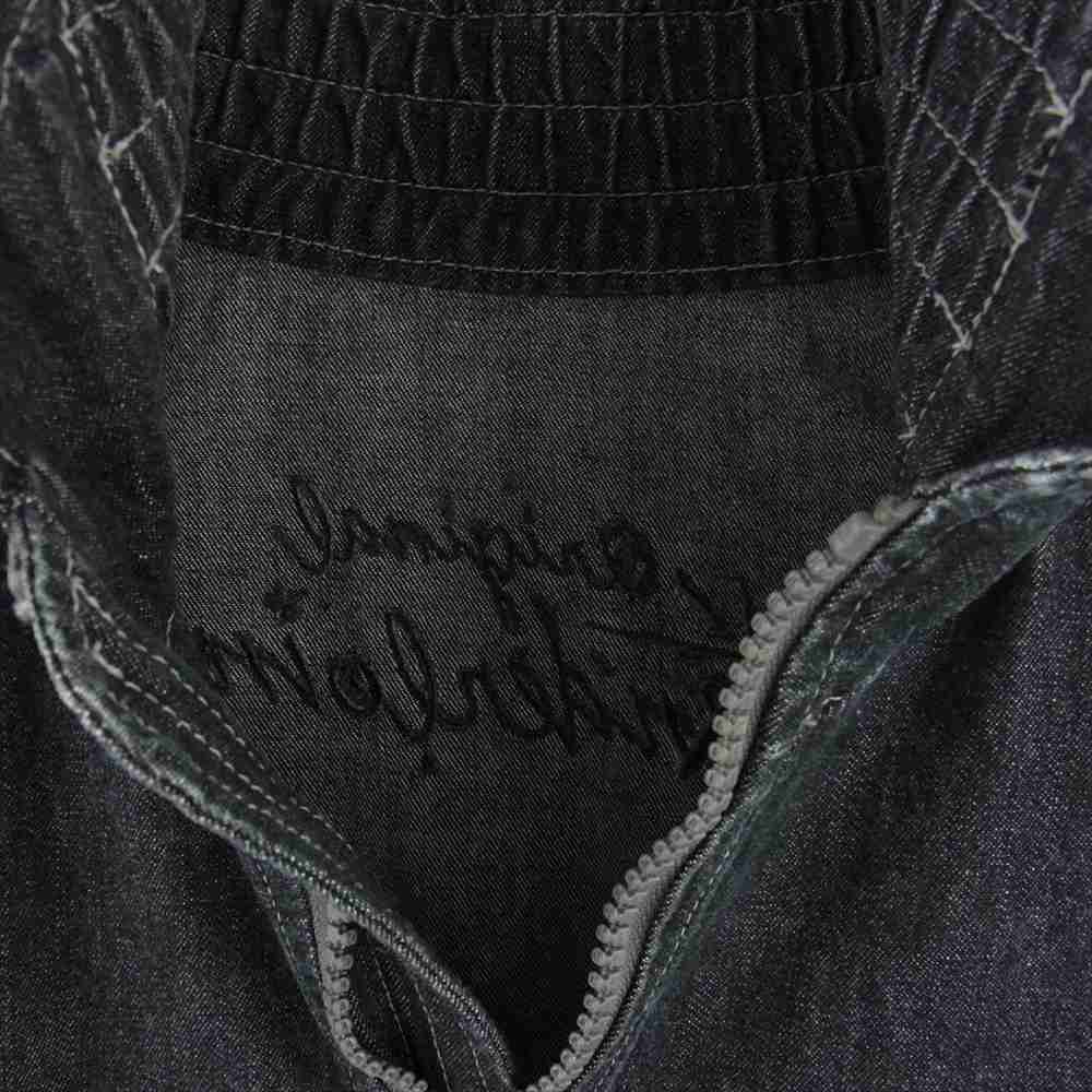 TENDERLOIN テンダーロイン 23SS DENIM MA-1 BLACK デニム ウォッシュ ブルゾン  インディゴブルー系 L【新古品】【未使用】【中古】