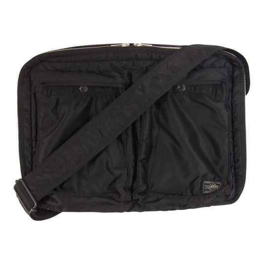 PORTER ポーター 622-77137 TANKER SHOULDER BAG タンカー ショルダー バック ブラック系【中古】