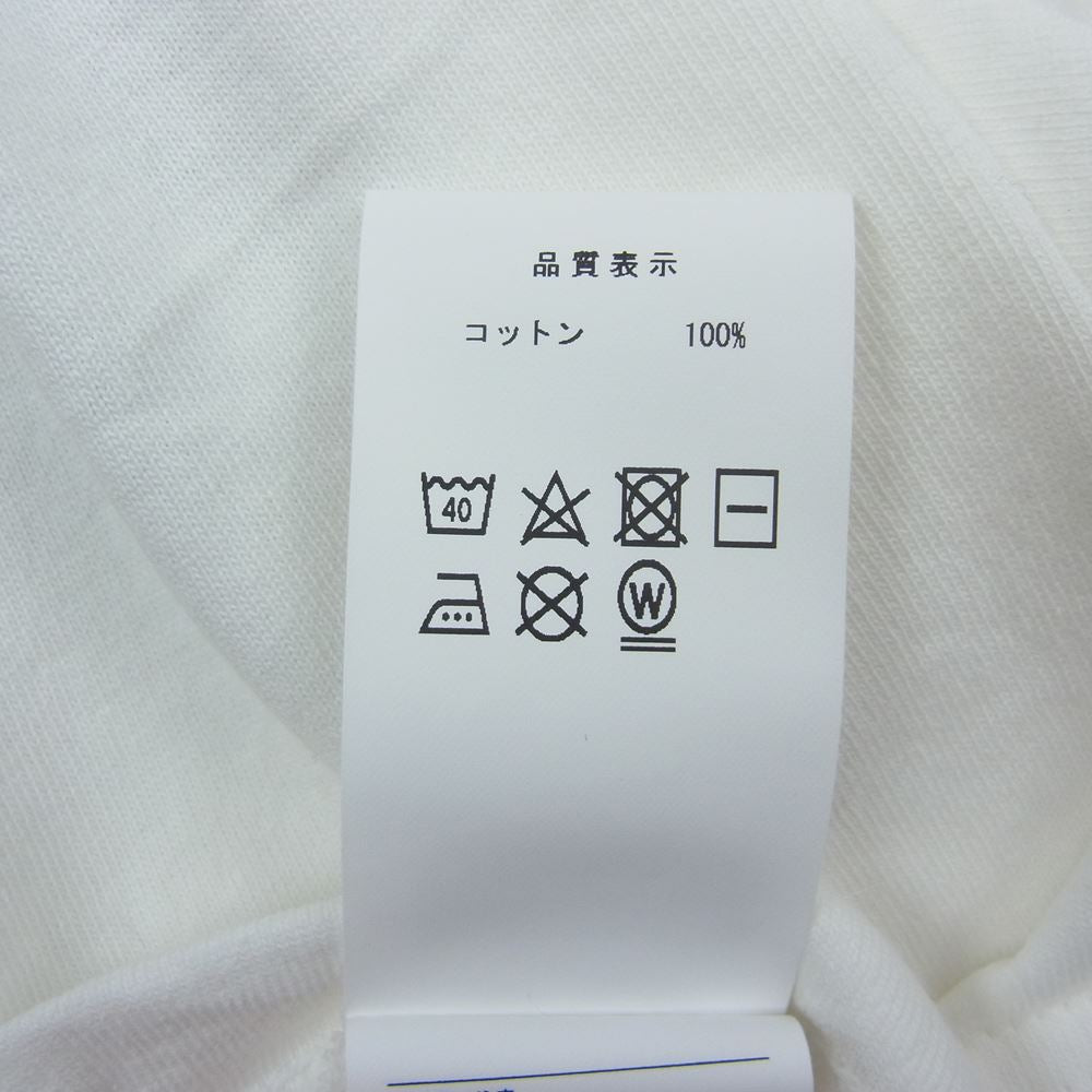 DESCENDANT ディセンダント 23SS 231ATDS-LTM01S SCENERY LS シーナリー ロングスリーブ Tシャツ カットソー ホワイト系 3【新古品】【未使用】【中古】