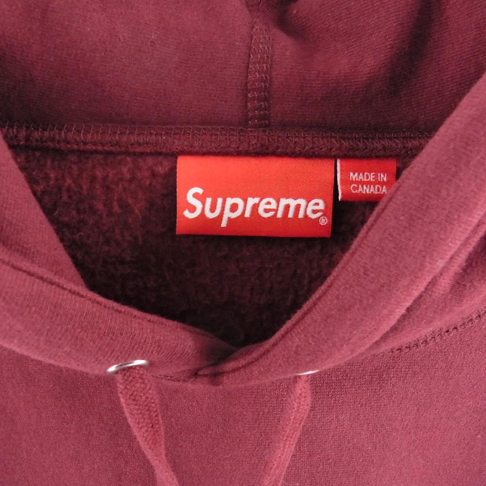 Supreme シュプリーム 23SS motion logo hooded sweatshirt モーション ロゴ フーデッド スウェット パーカー バーガンディ XL【美品】【中古】