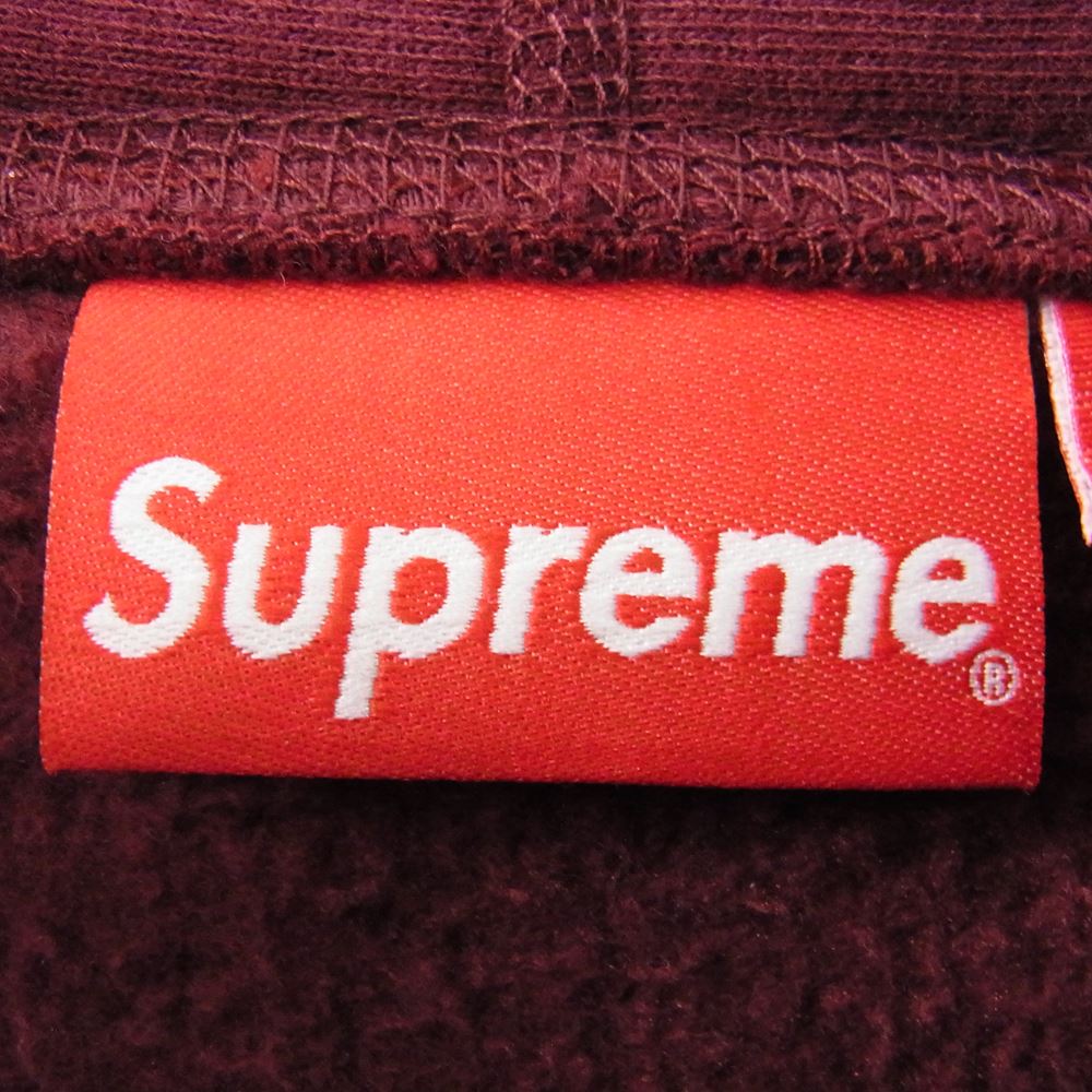 Supreme シュプリーム 23SS motion logo hooded sweatshirt モーション ロゴ フーデッド スウェット パーカー バーガンディ XL【美品】【中古】