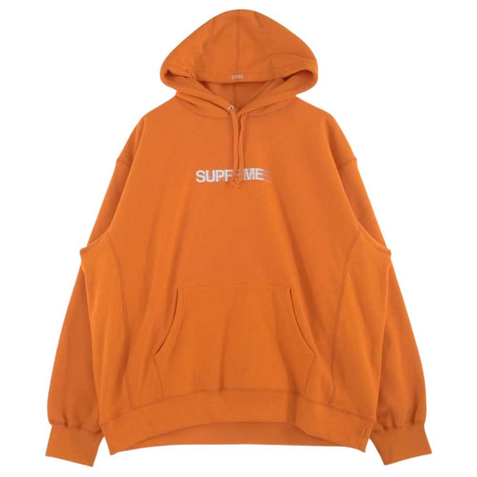 Supreme シュプリーム 23SS motion logo hooded sweatshirt モーション ロゴ スウェット パーカー オレンジ オレンジ系 XL【新古品】【未使用】【中古】