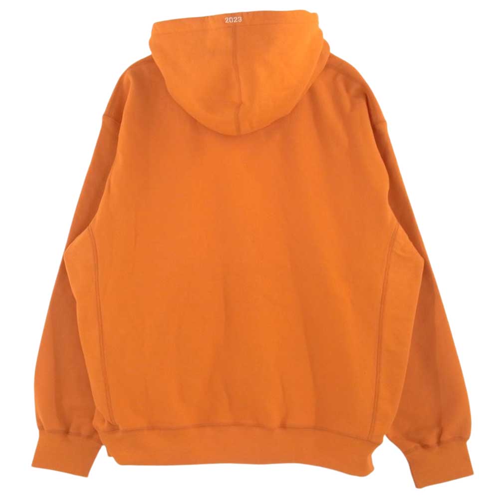 Supreme シュプリーム 23SS motion logo hooded sweatshirt モーション ロゴ スウェット パーカー オレンジ オレンジ系 XL【新古品】【未使用】【中古】