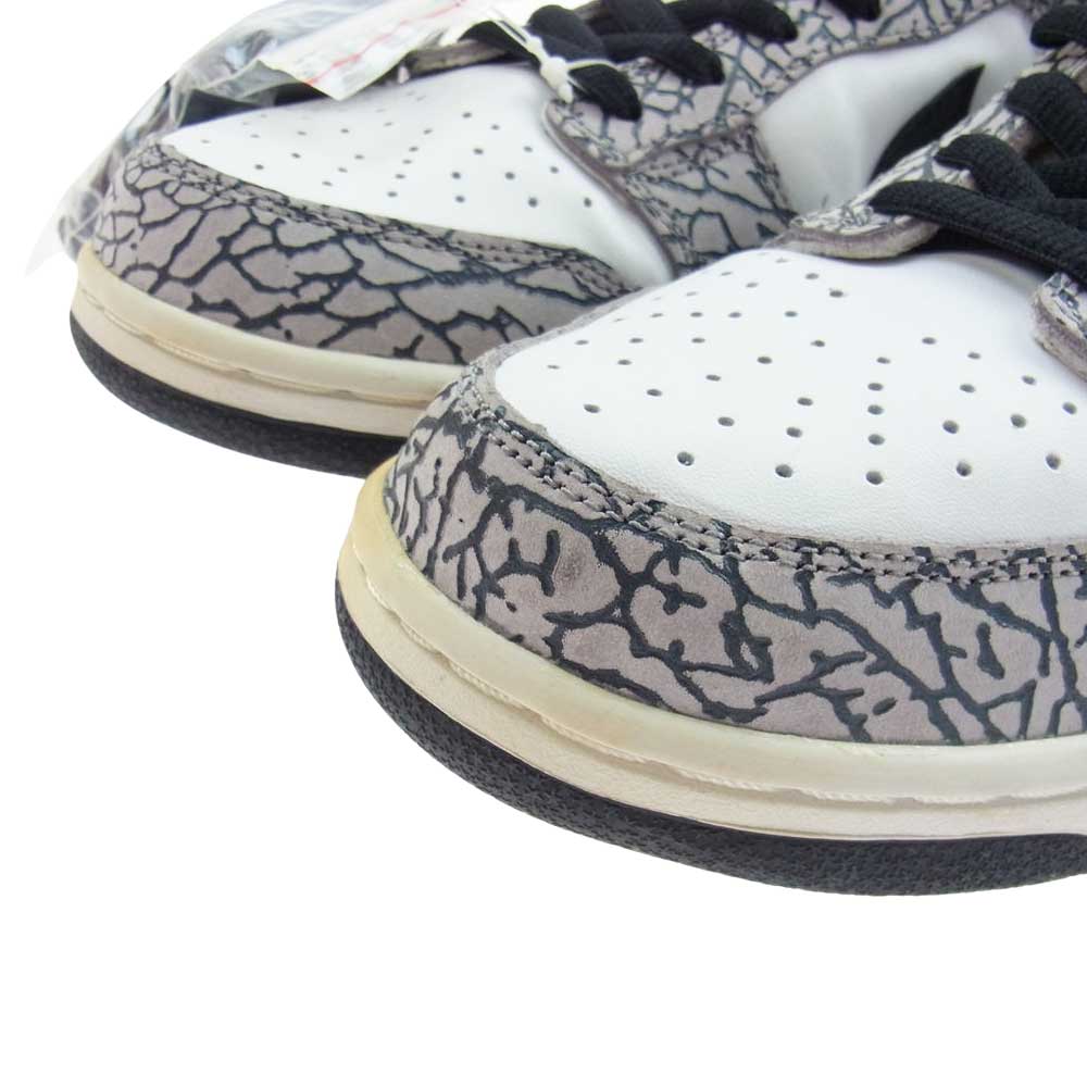 Supreme シュプリーム 304292-001 × NIKE DUNK LOW PREMIUM SB ナイキ ダンク ロウ プロ エスビー ローカットスニーカー ホワイト系 ブラック系 28.0cm【中古】