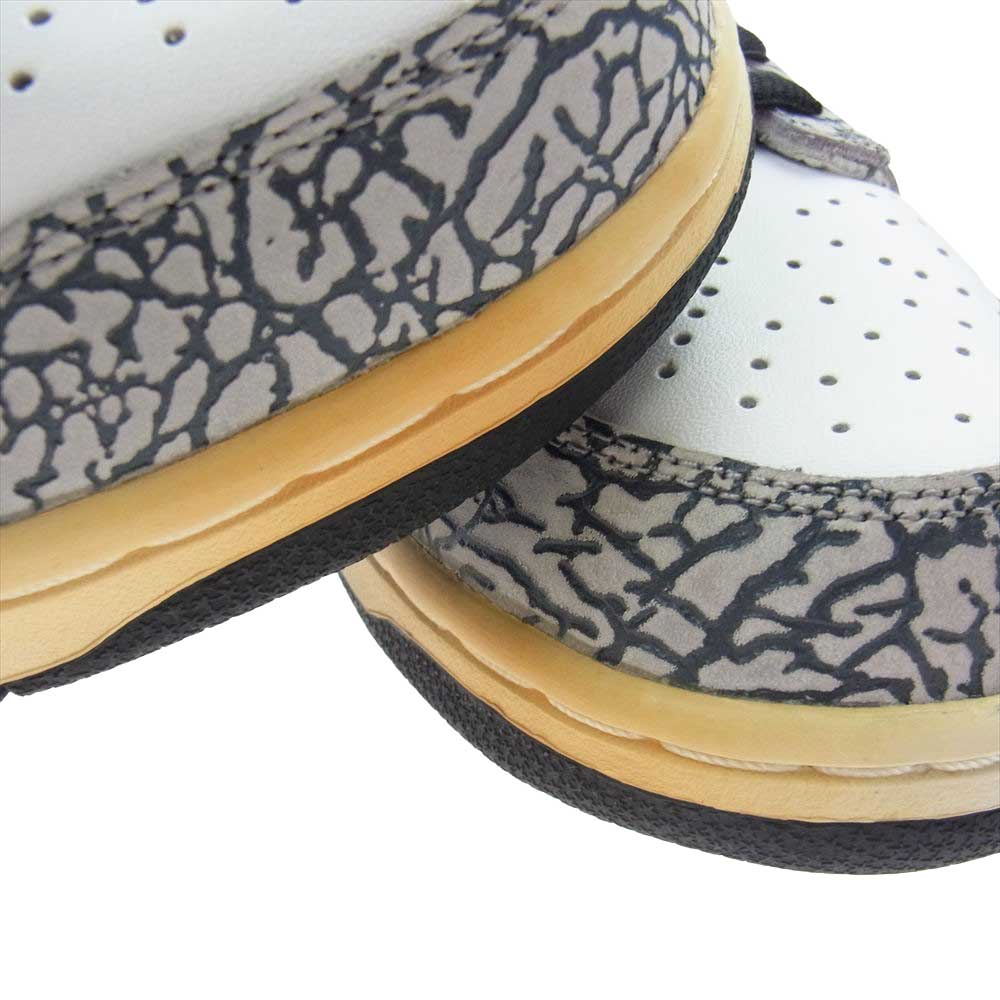 Supreme シュプリーム 304292-001 × NIKE DUNK LOW PREMIUM SB ナイキ ダンク ロウ プロ エスビー ローカットスニーカー ホワイト系 ブラック系 28.0cm【中古】