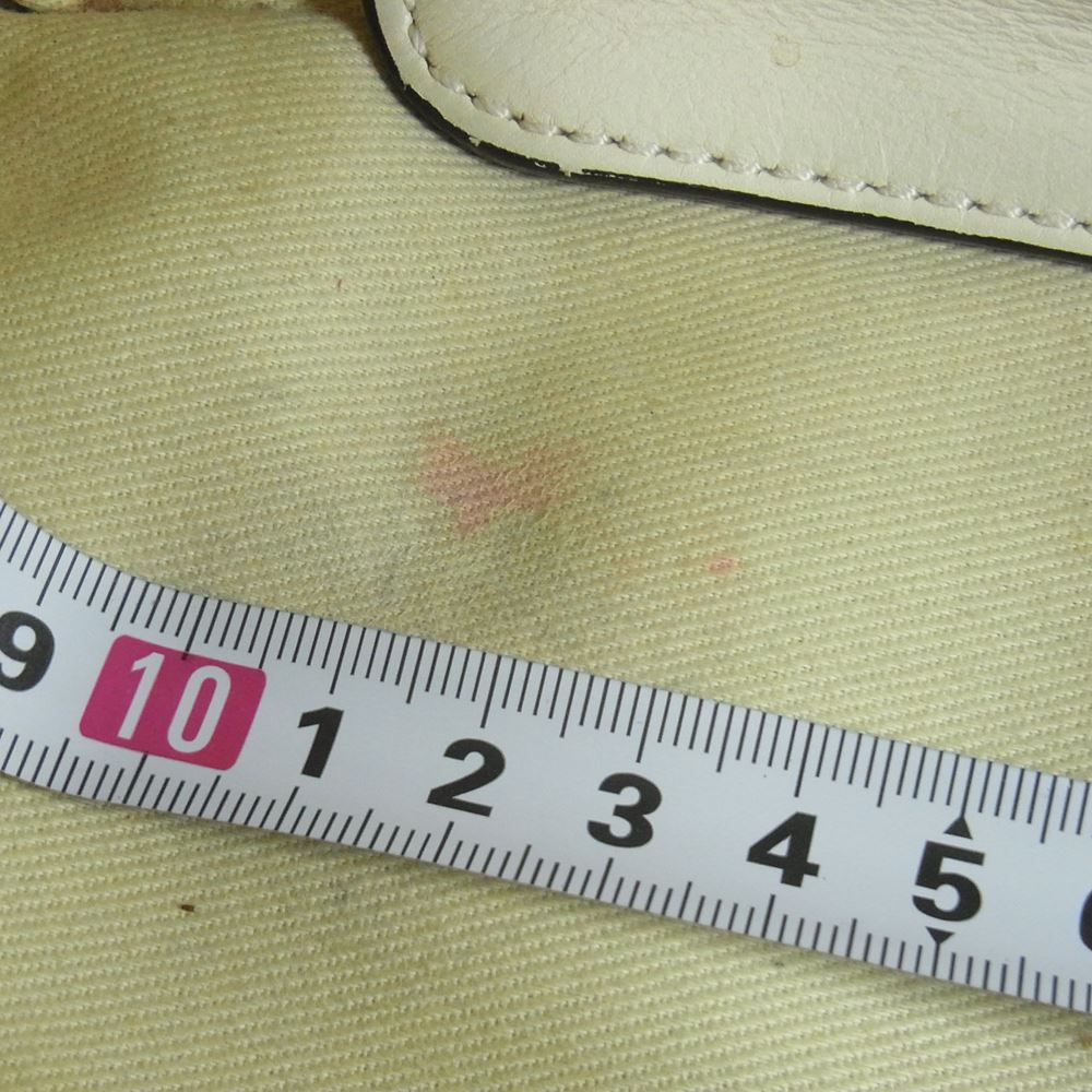 VALENTINO ヴァレンティノ ロックスタッズ レザー 2WAY ハンド ショルダー バッグ イタリア製 ベージュ系【中古】