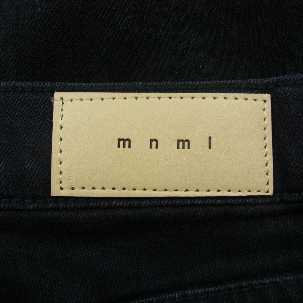 ミニマル ダメージ スキニー デニム パンツ  ブラック系 31【中古】