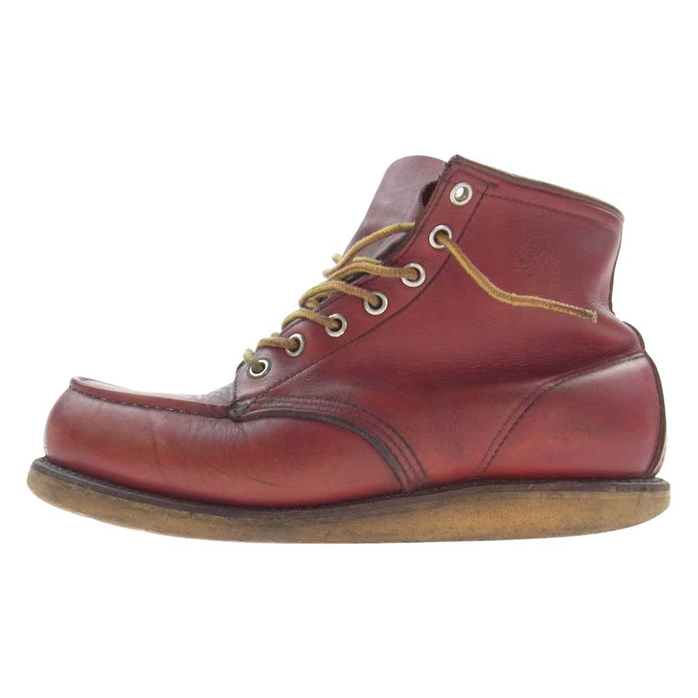 RED WING レッドウィング 875 半円犬タグ アイリッシュセッター ワーク ブーツ エンジ系 26cm【中古】