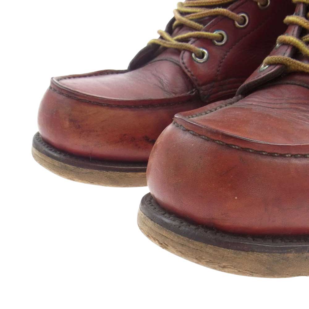 RED WING レッドウィング 875 半円犬タグ アイリッシュセッター ワーク ブーツ エンジ系 26cm【中古】