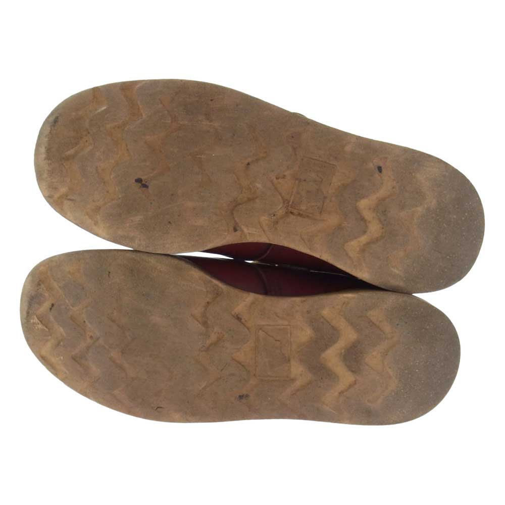 RED WING レッドウィング 875 半円犬タグ アイリッシュセッター ワーク ブーツ エンジ系 26cm【中古】