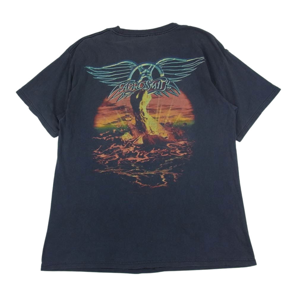 ヴィンテージ ビンテージ AEROSMITH エアロスミス バンド Tシャツ ブラック系【中古】