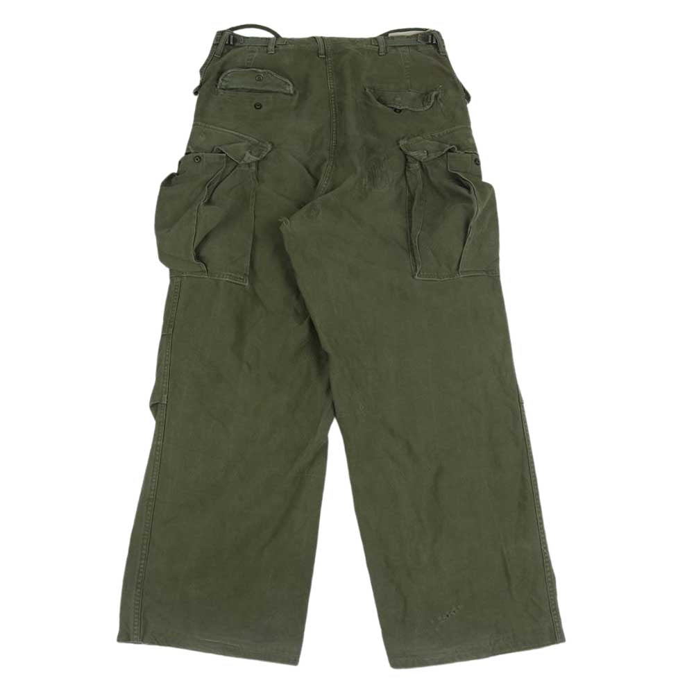 ユーエス アーミー TROUSERS CAMOUFLAGE COMMAR ZIP トラウザー カーゴ パンツ  カーキ系 S【中古】
