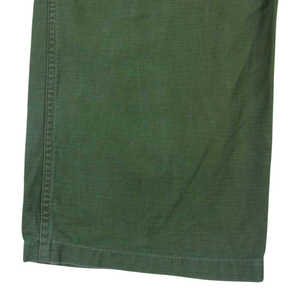 ヴィンテージ 実物 米軍 サイドアジャスター ファティーグ ベイカー パンツ カーキ系【中古】