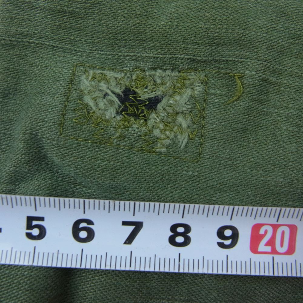 ヴィンテージ 実物 米軍 サイドアジャスター ファティーグ ベイカー パンツ カーキ系【中古】