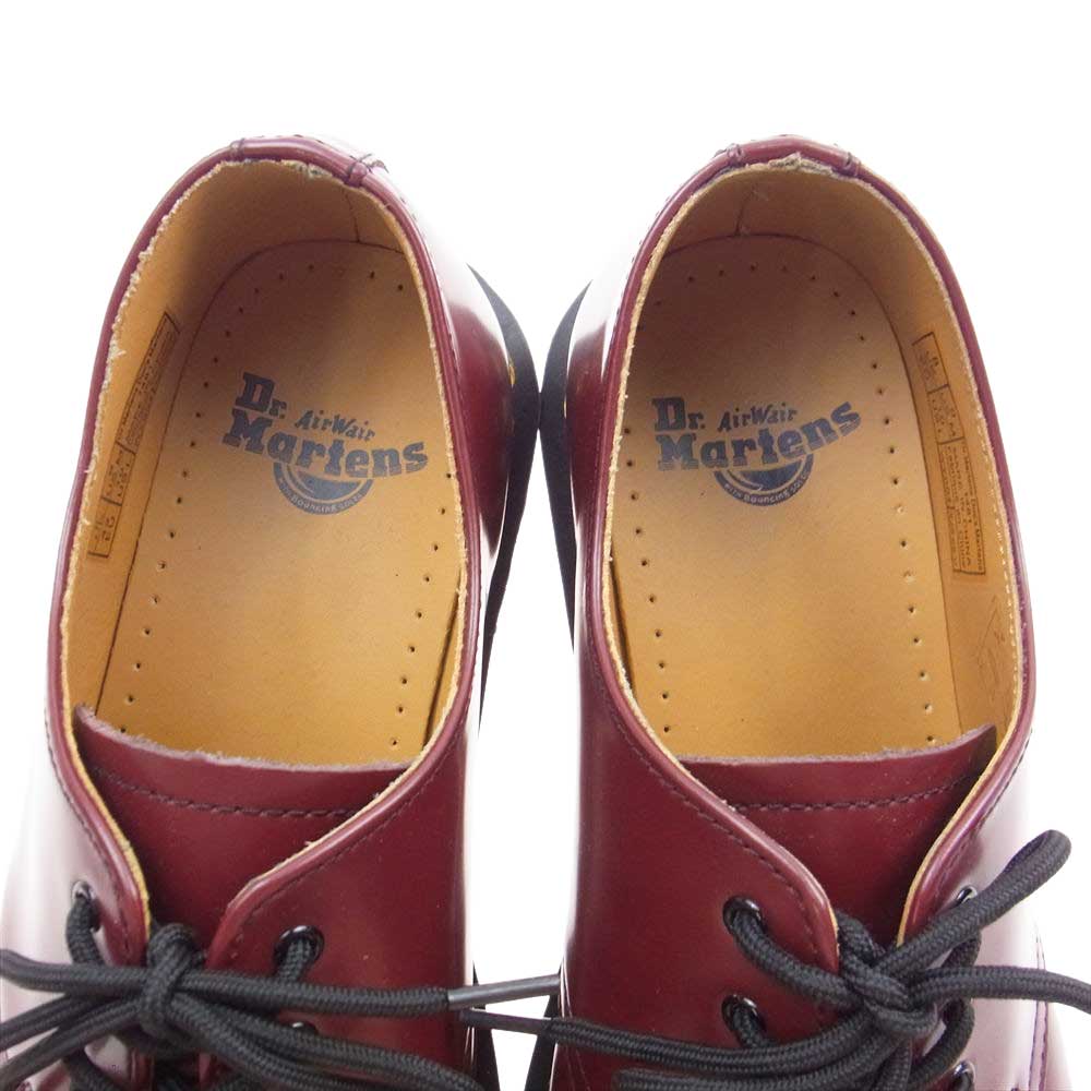 Dr.Martens ドクターマーチン 1461 3EYE GIBSON 3ホール ギブソン シューズ ワインレッド系 ブラック系 UK8【中古】